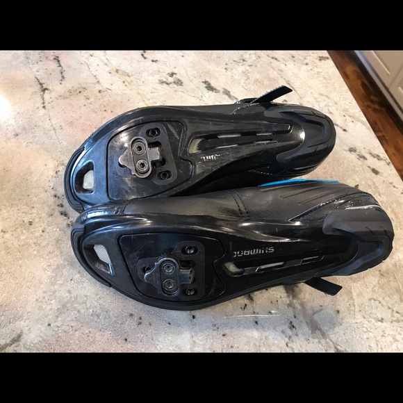 Shomano cycle/spin shoes with clips. Size 7/39 - Picture 3 of 3